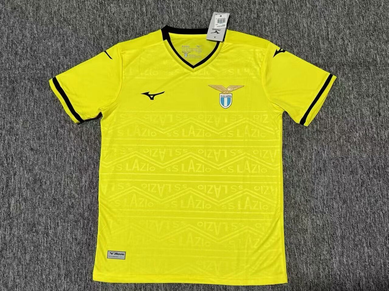 AAA Quality Lazio 24/25 Away Yellow Soccer Jersey